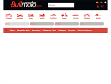 Tablet Screenshot of bullmoto.com